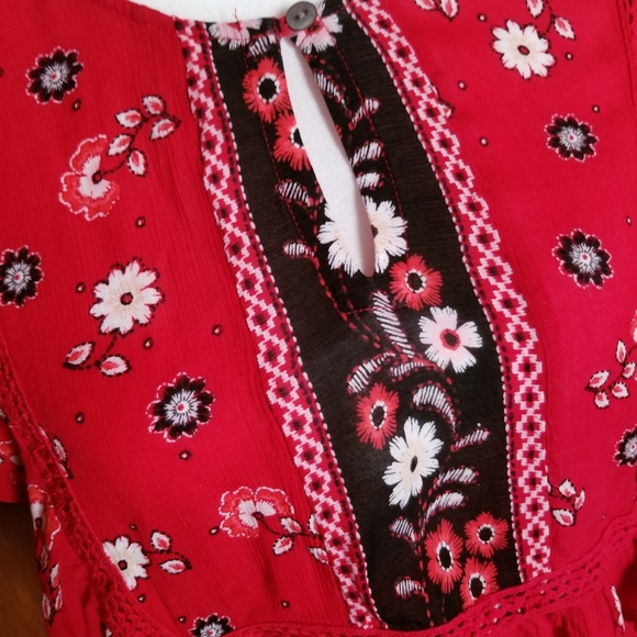 J. Jill Floral Blouse Sz XS - Picture 3 of 5